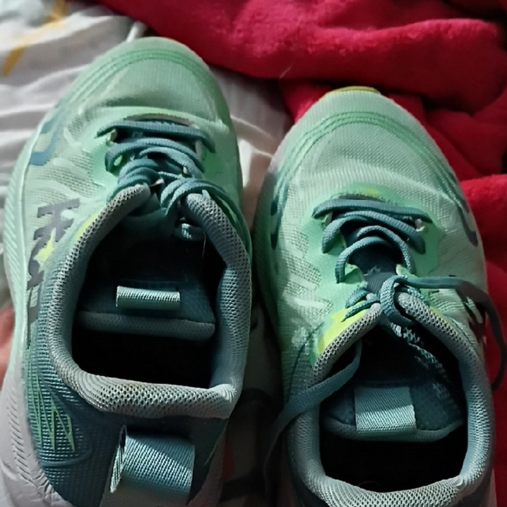 Hoka Mint Green Athletic Shoes